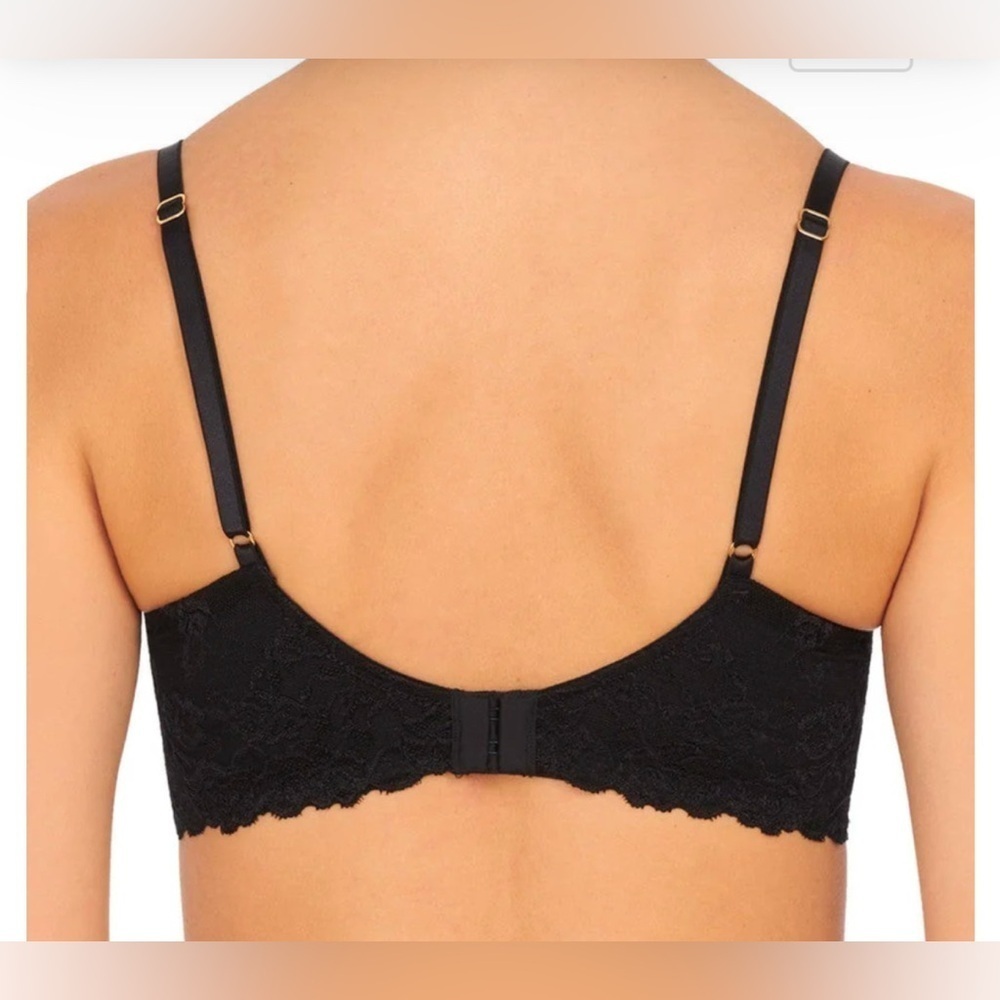 NATORI RENEW FULL FIT CONTOUR BRA 731233 BLACK BRA NEW WITH TAGS SIZE 36H - Picture 2 of 2